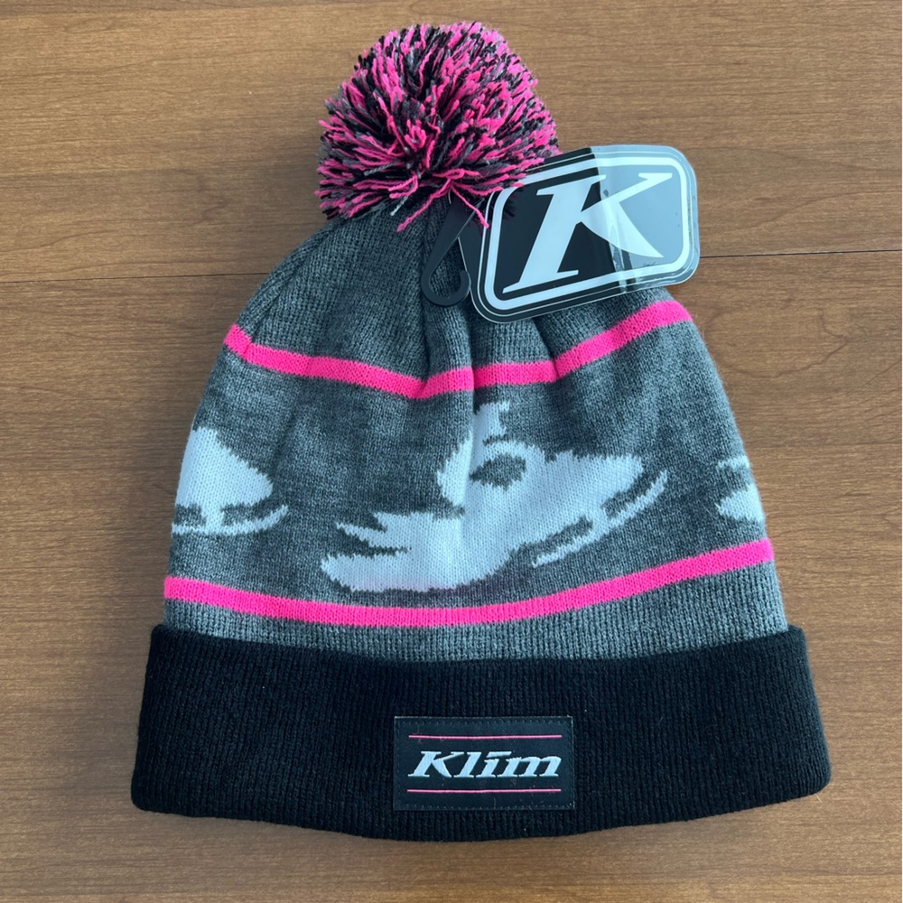 Klim Women’s Bomber Beanie Pink NWT